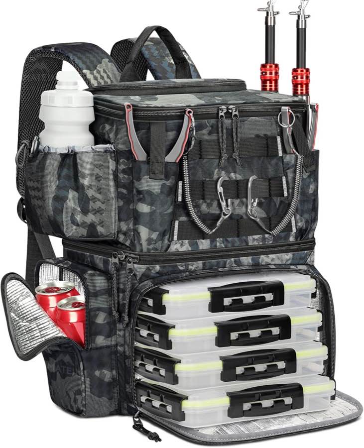 MATEIN MATEIN Angelrucksack 30 L mit Boxen - Produktbild