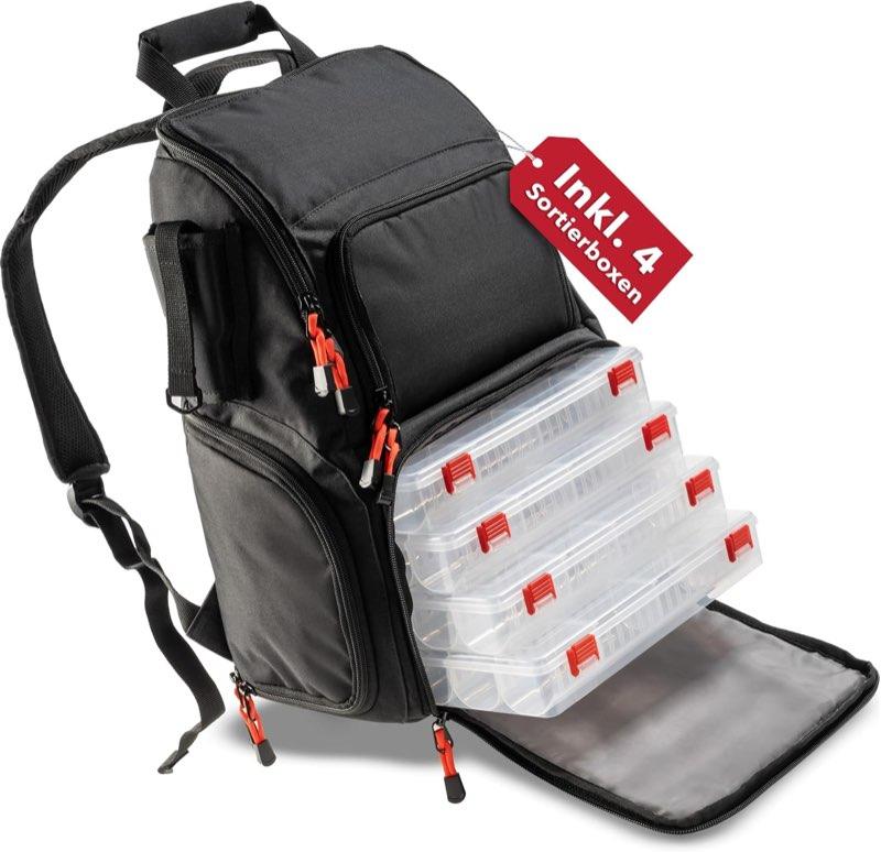 Angelrucksack Spinnfischen Produktbild – Testsieger