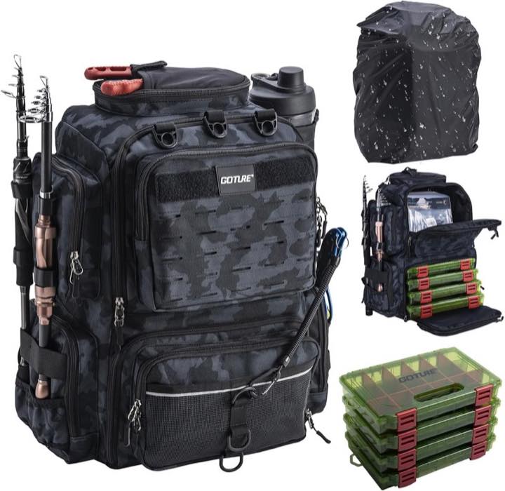 Goture 45 L Tarn mit Boxen