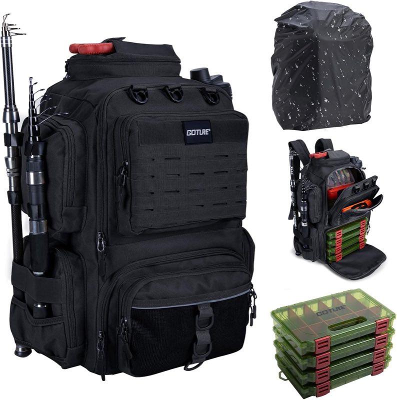 Goture 45 L Schwarz mit 4 Boxen