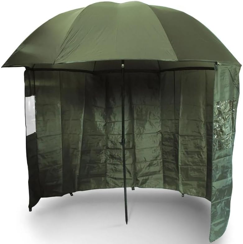 CarpDeal Schirmzelt Angelschirm, Nylon, grün