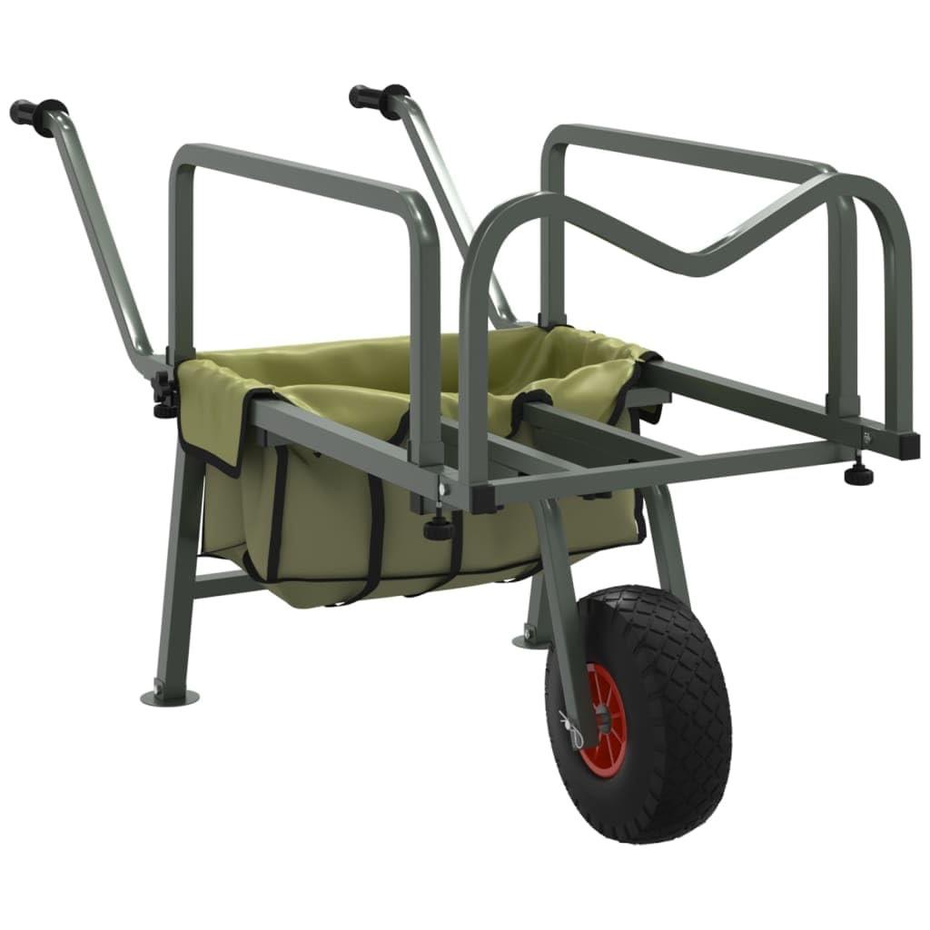 vidaXL vidaXL Angelwagen Grün 94869