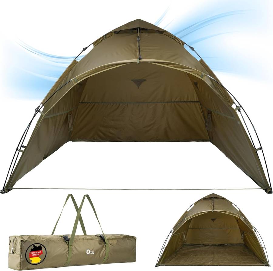 Q-Tac Q-Tac Ruck Zuck Bivvy, vorn offen