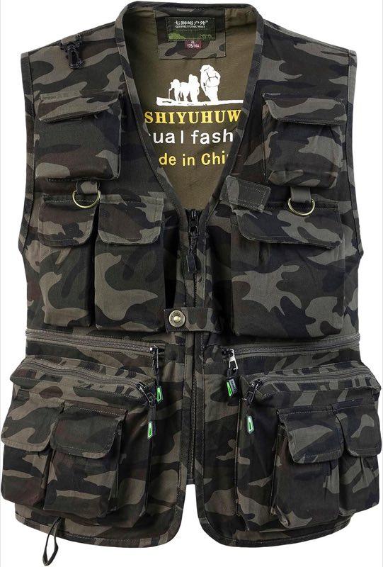 Baumwollweste mit 16 Taschen