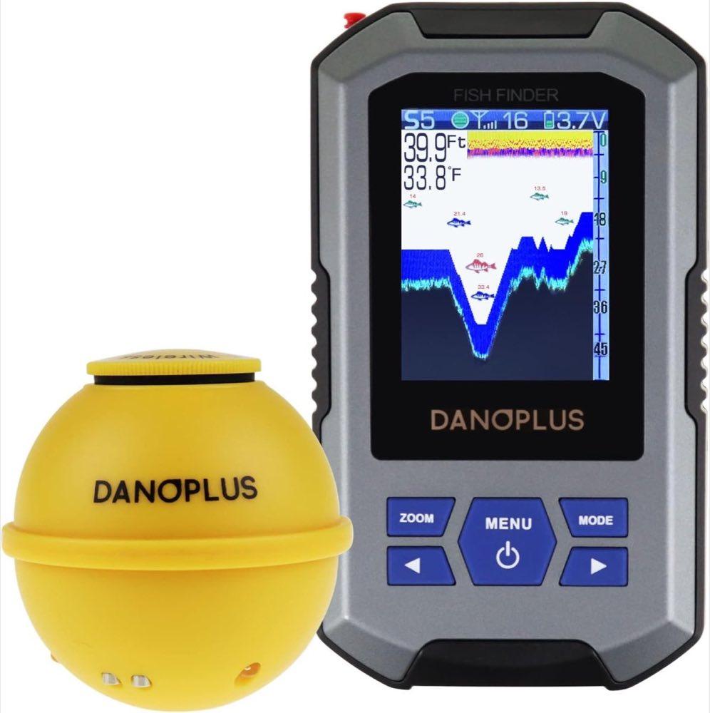 DANOPLUS kabelloser Fischfinder 2,4 Zoll