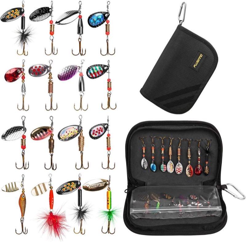 PLUSINNO Spinner-Set, 16 Stück, mit Tasche