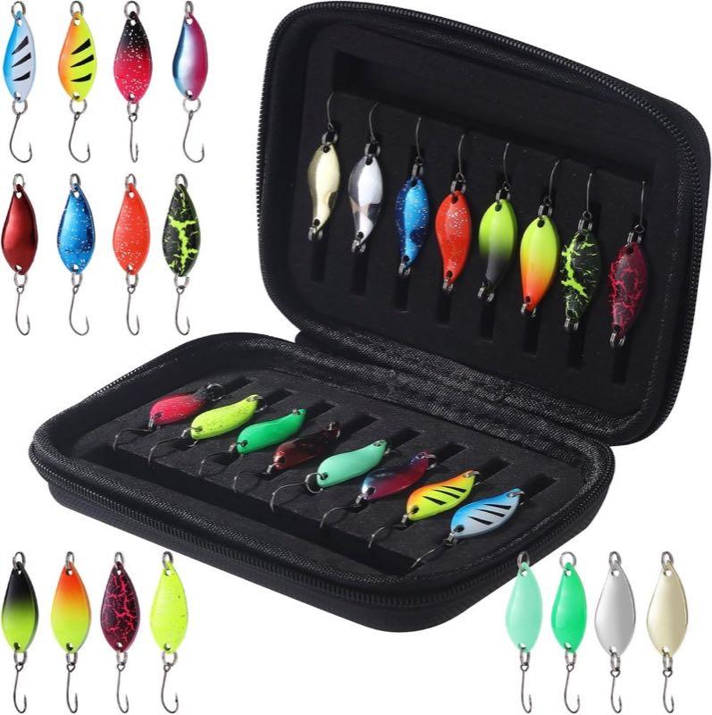 BUCOMTU Forellen-Spoon-Set, 16 Stück
