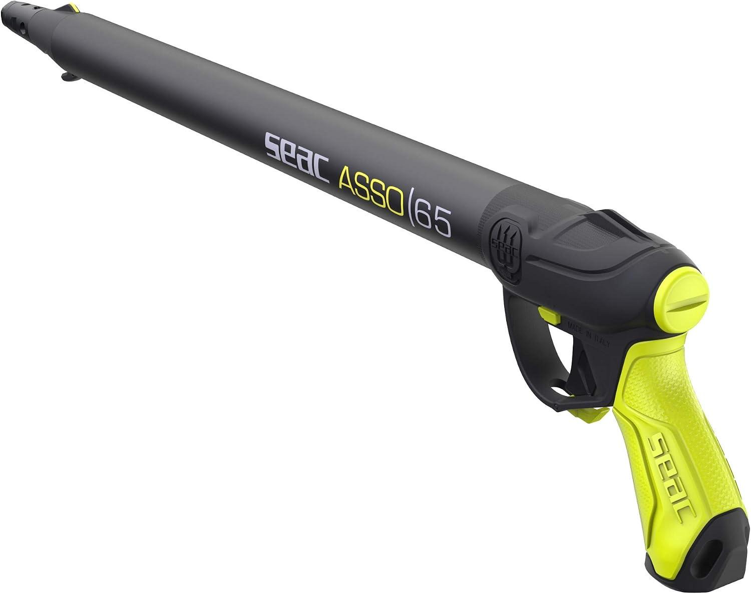 Seac Asso S/R, pneumatische Harpune ohne Regler, Anti-Stress-Gummigriff