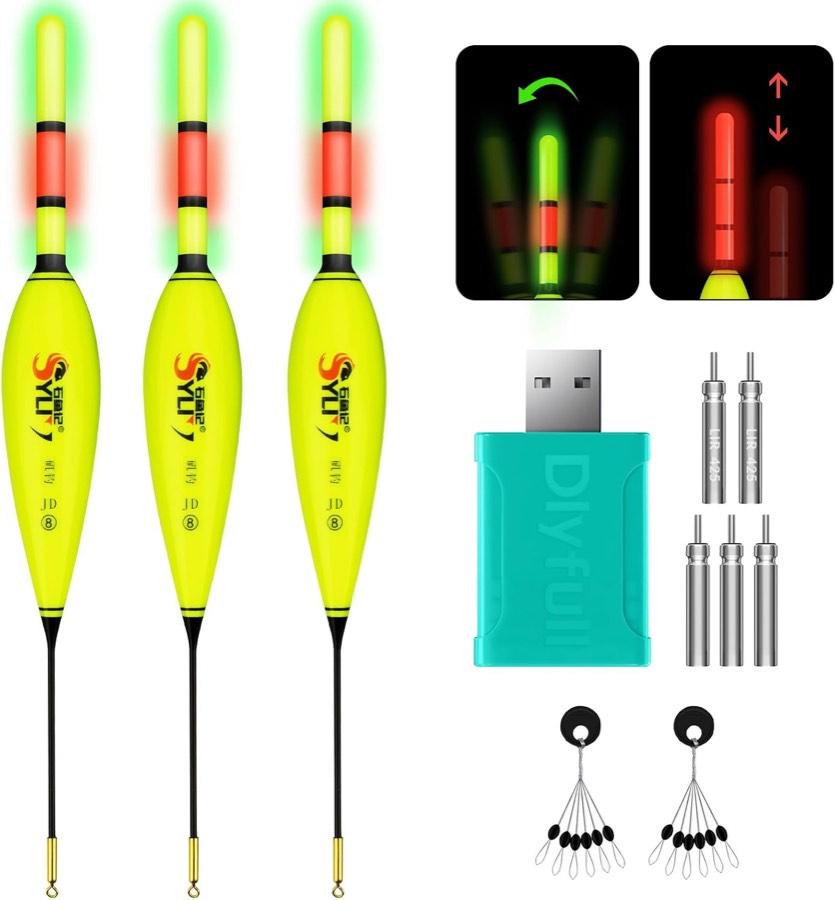 QualyQualy 3 LED-Posen, Blei bis 20 g