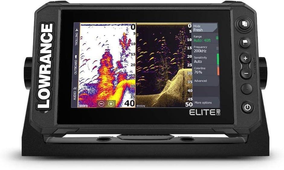 Lowrance Elite-7 FS mit Active-3-in-1-Geber laut Titel