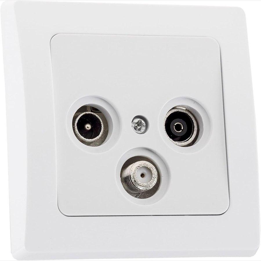 ChiliTec Delphi 3-fach Antennendose