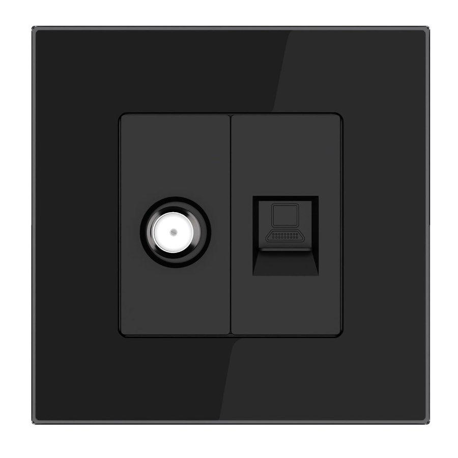 PULSAR SAT plus Cat5e Glas schwarz