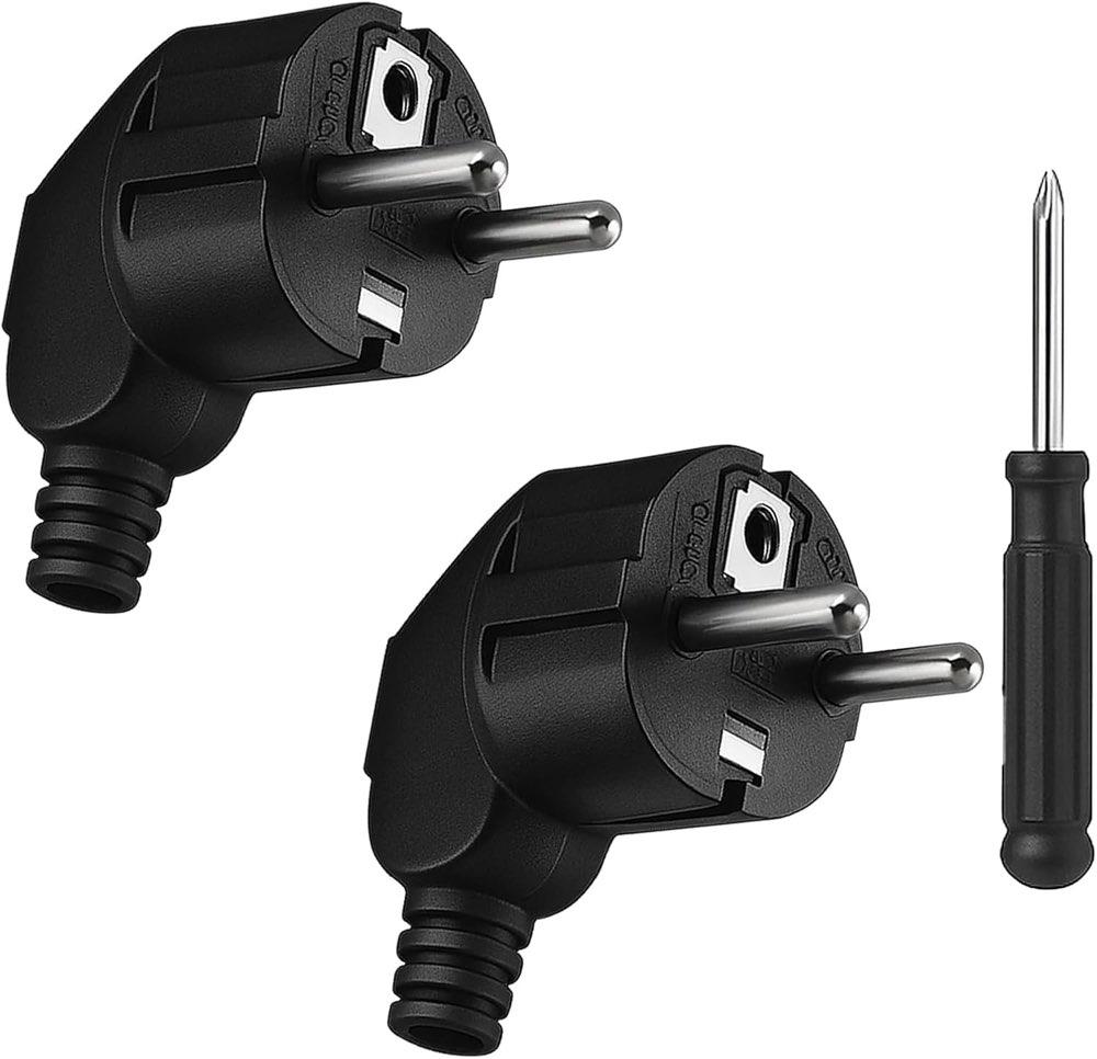 JIUGGLAD Schuko-Stecker 2er