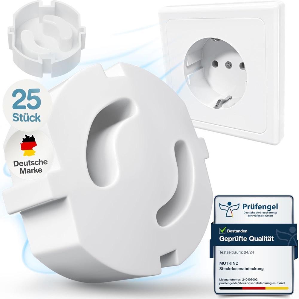MUTKIND 25x Steckdosensicherung zum Stecken (Blindstecker)