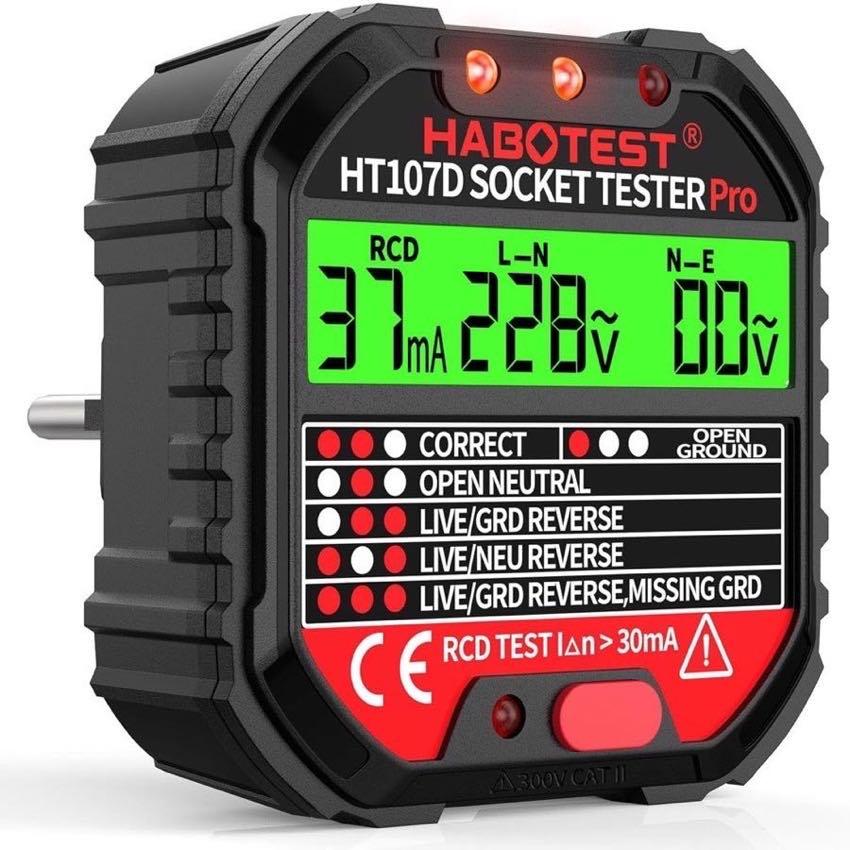 YEREADW YEREADW HT107D Steckdosentester