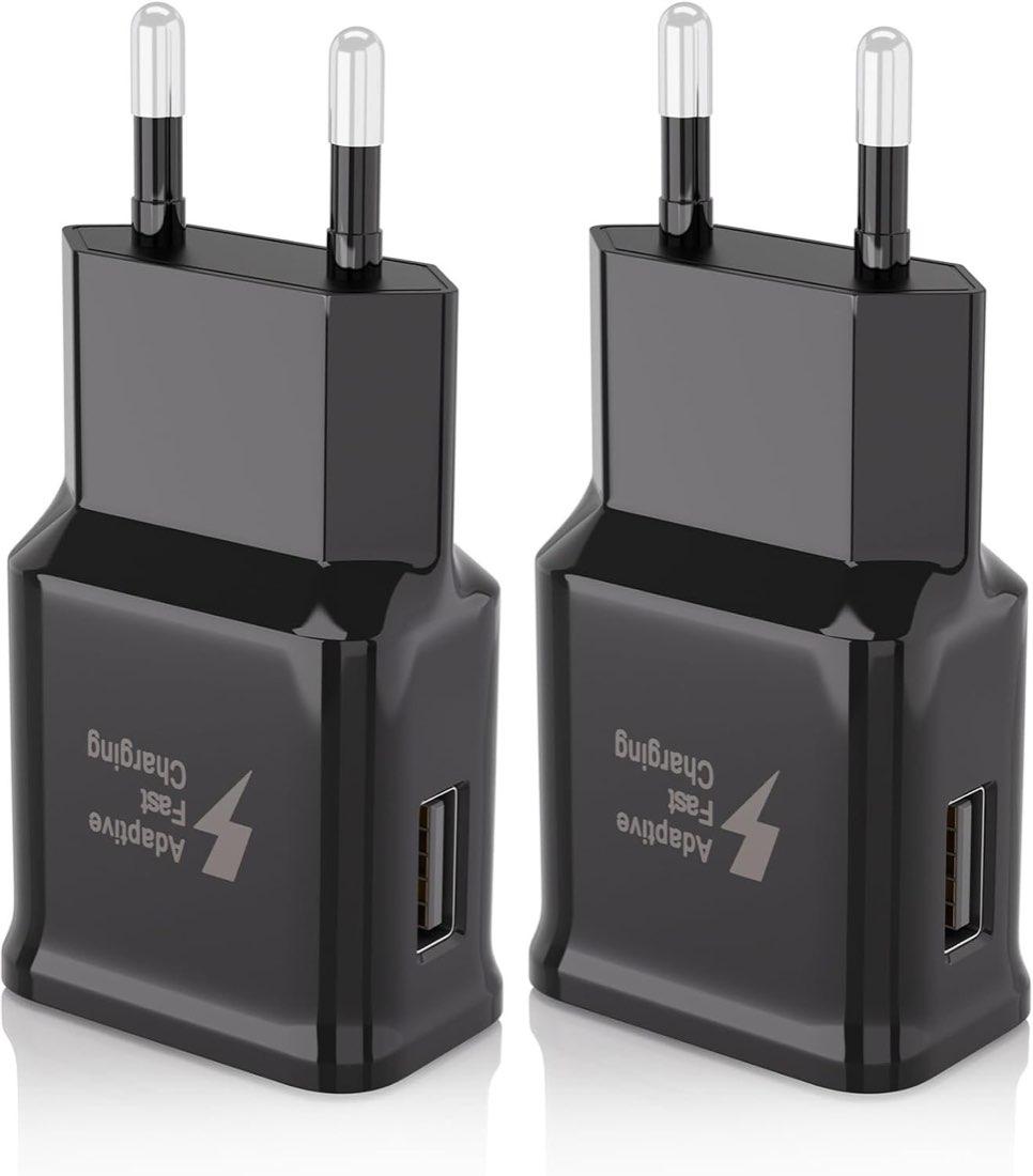 Kayshow 2er-Pack USB-A Schnellladestecker