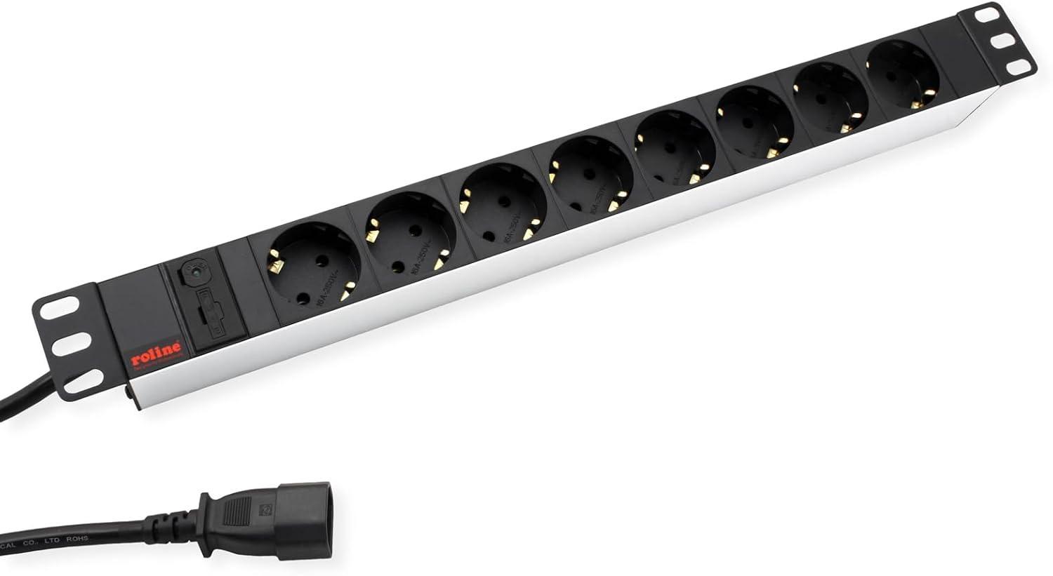 ROLINE 19" 8fach C14 Alu