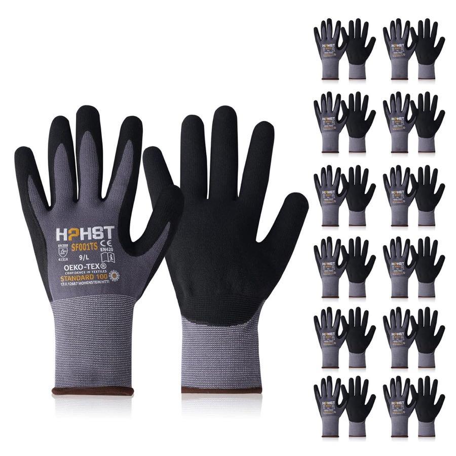 HPHST HPHST SF001TS Nitrilschaum 12 Paar Gr. 10