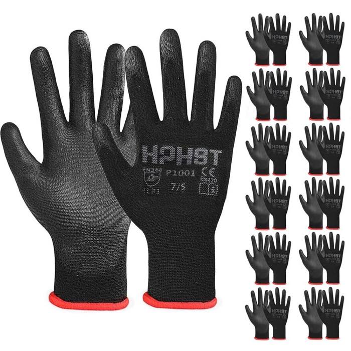 HPHST P1001 PU-Arbeitshandschuhe 12 Paar L