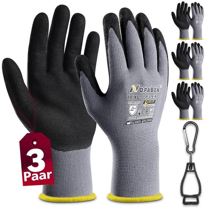 Nopaben Grip & Touchscreen 3 Paar Gr. 10