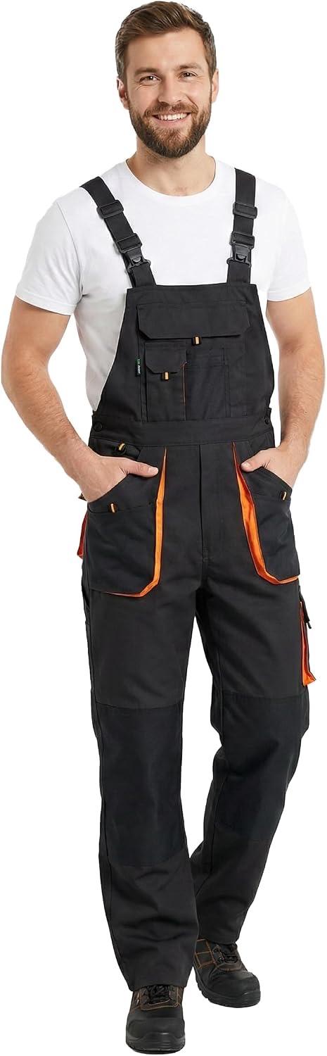 BWOLF ATLAS Latzhose Dunkelgrau/Orange