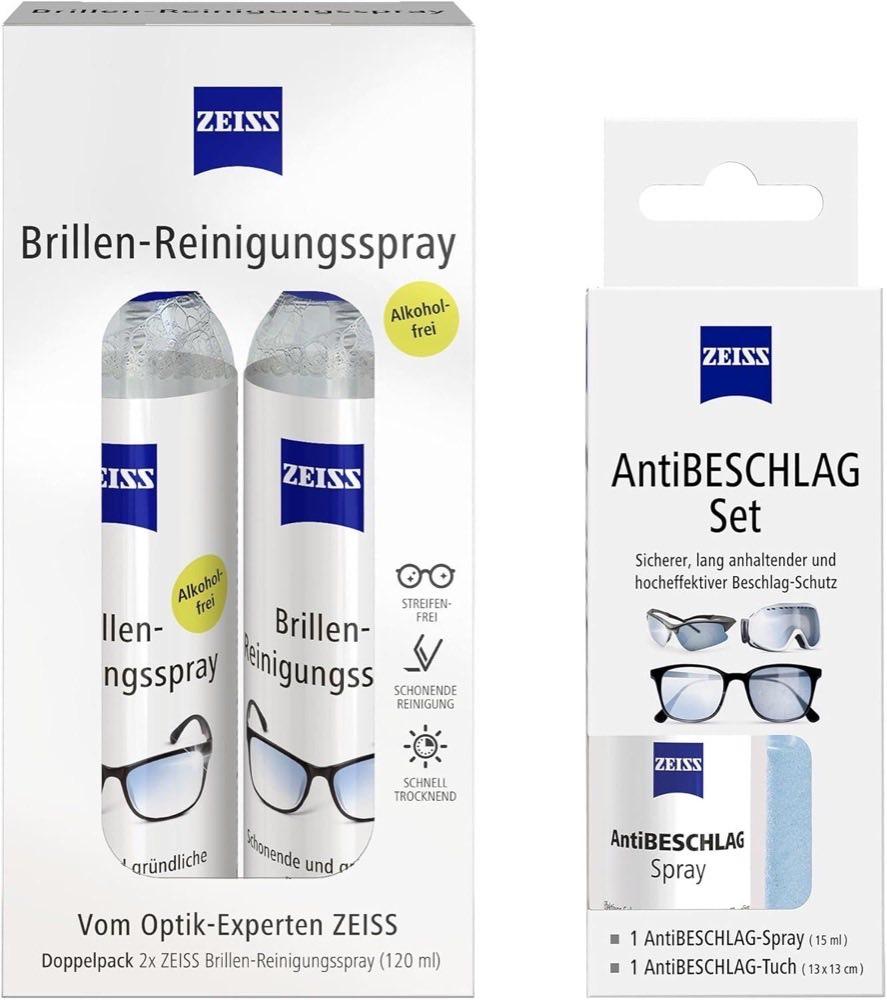 ZEISS Reinigung Doppelpack + AntiBeschlag 15 ml