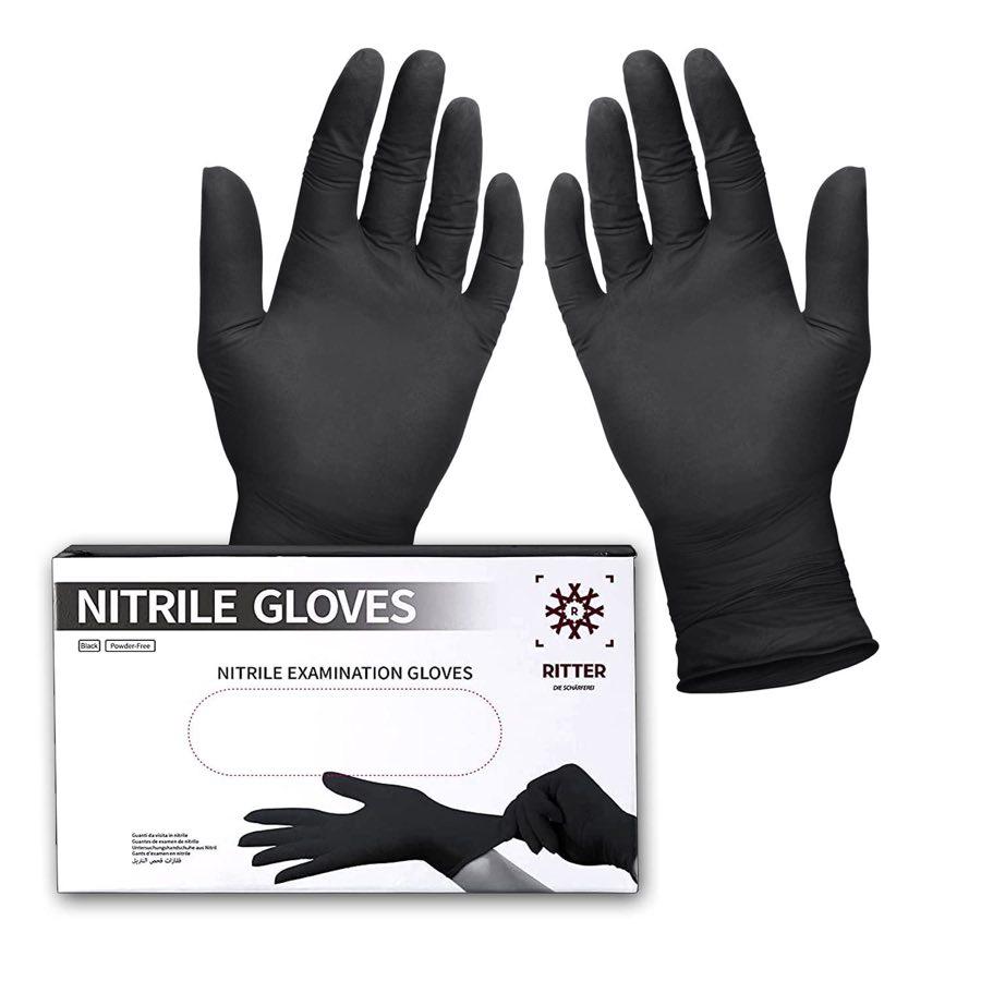 Ritter Premium Nitrilhandschuhe schwarz L 100×