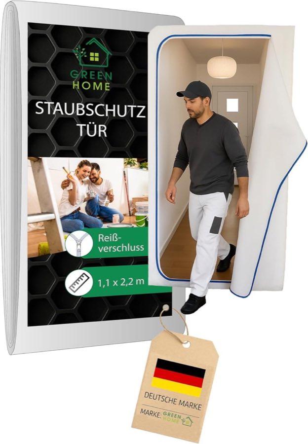 Green Home Staubschutztür 1er PP-Vlies
