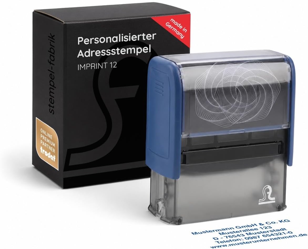 STEMPEL-FABRIK Imprint 12, 47×18 mm