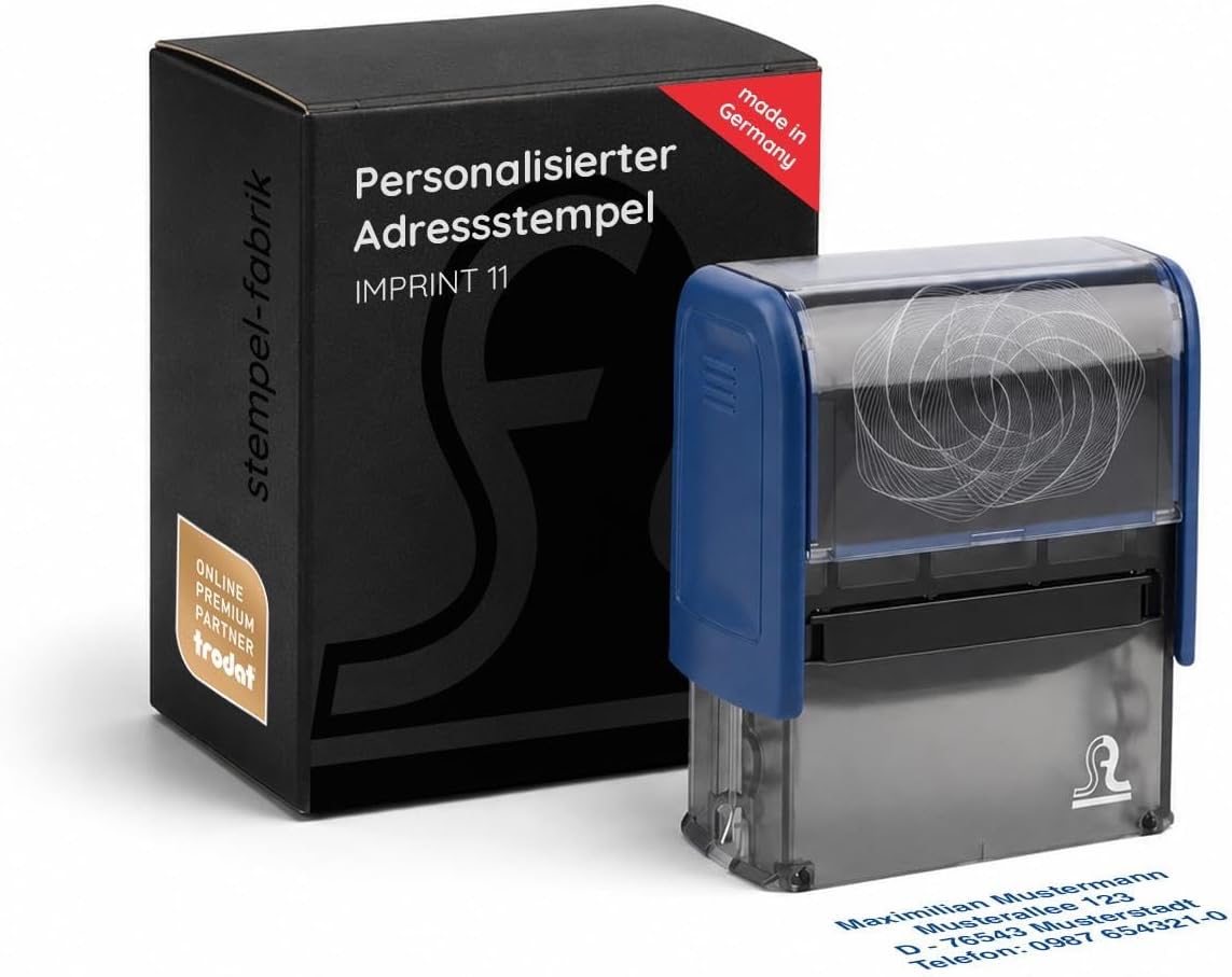 STEMPEL-FABRIK Imprint 11, 37×14 mm