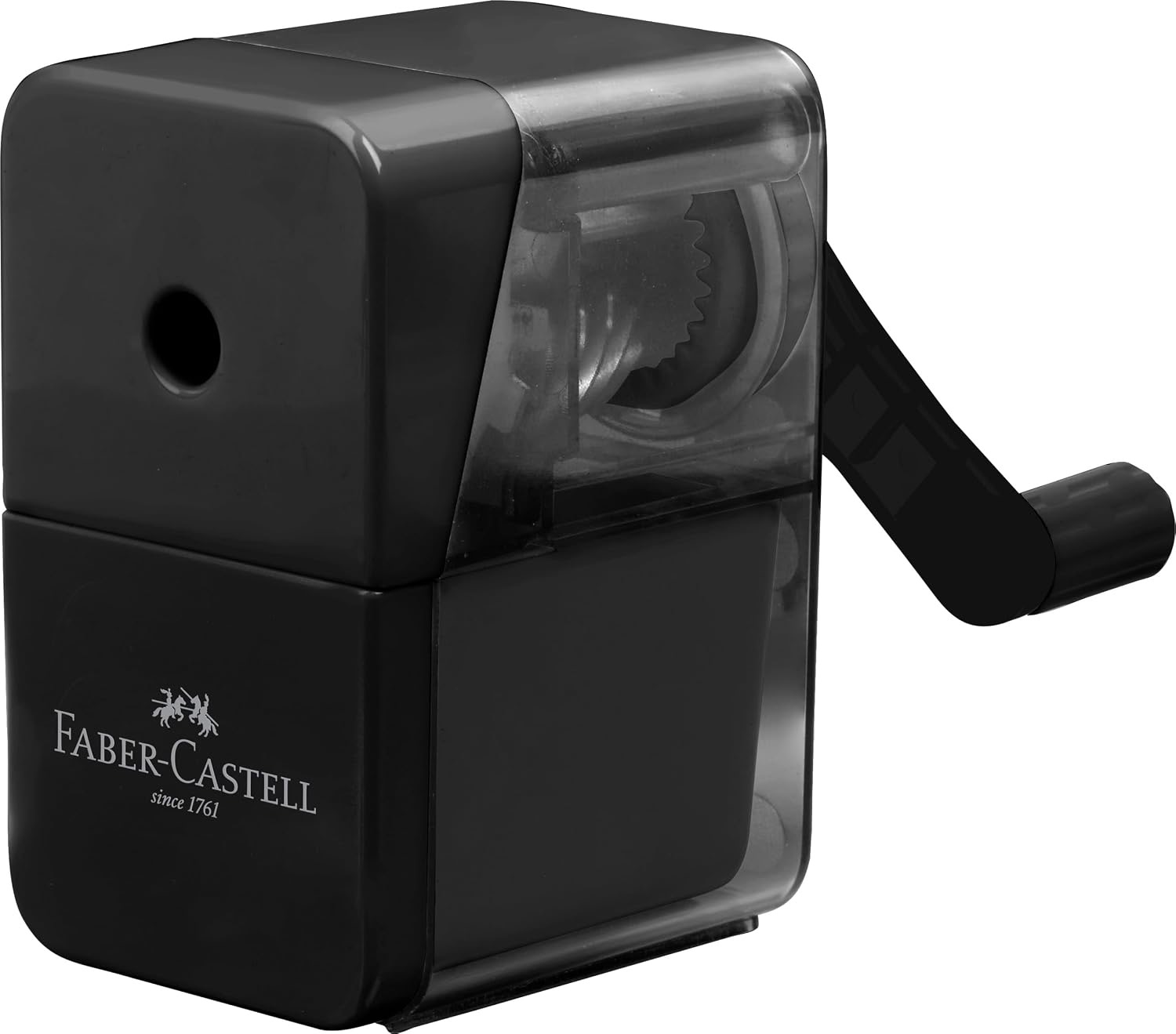 FABER-CASTELL - Anspitzer mit Kurbel Schwarz