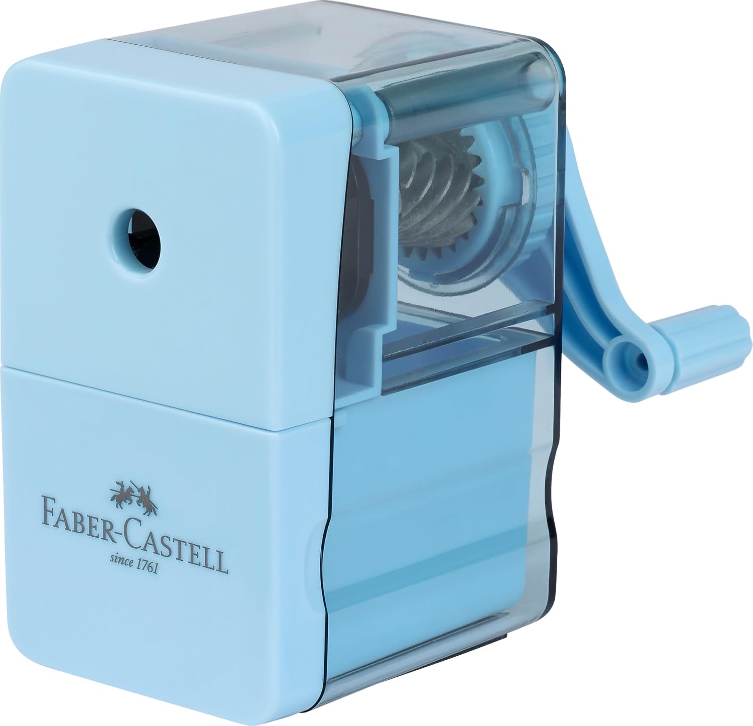 Faber-Castell FABER-CASTELL - Anspitzer mit Kurbel Sky Blue