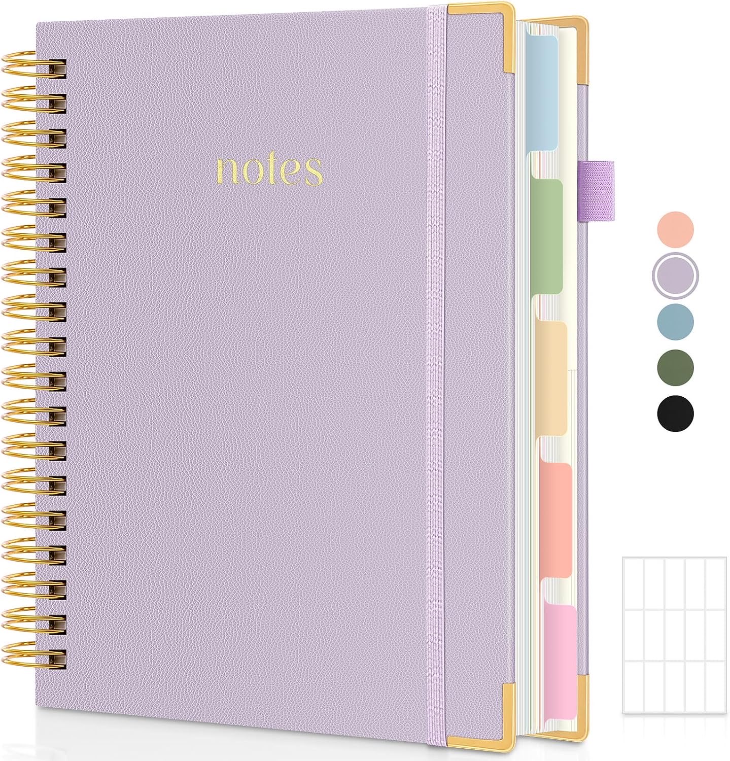 SKYDUE Notizbuch A5 mit Register