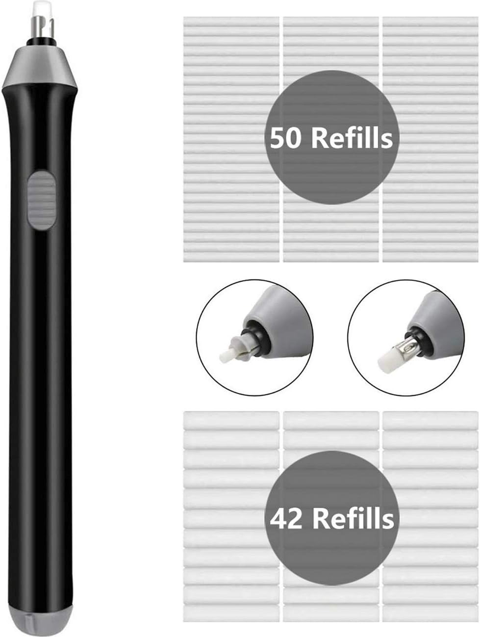 GuDoQi Elektrischer Radiergummi für Skizzen