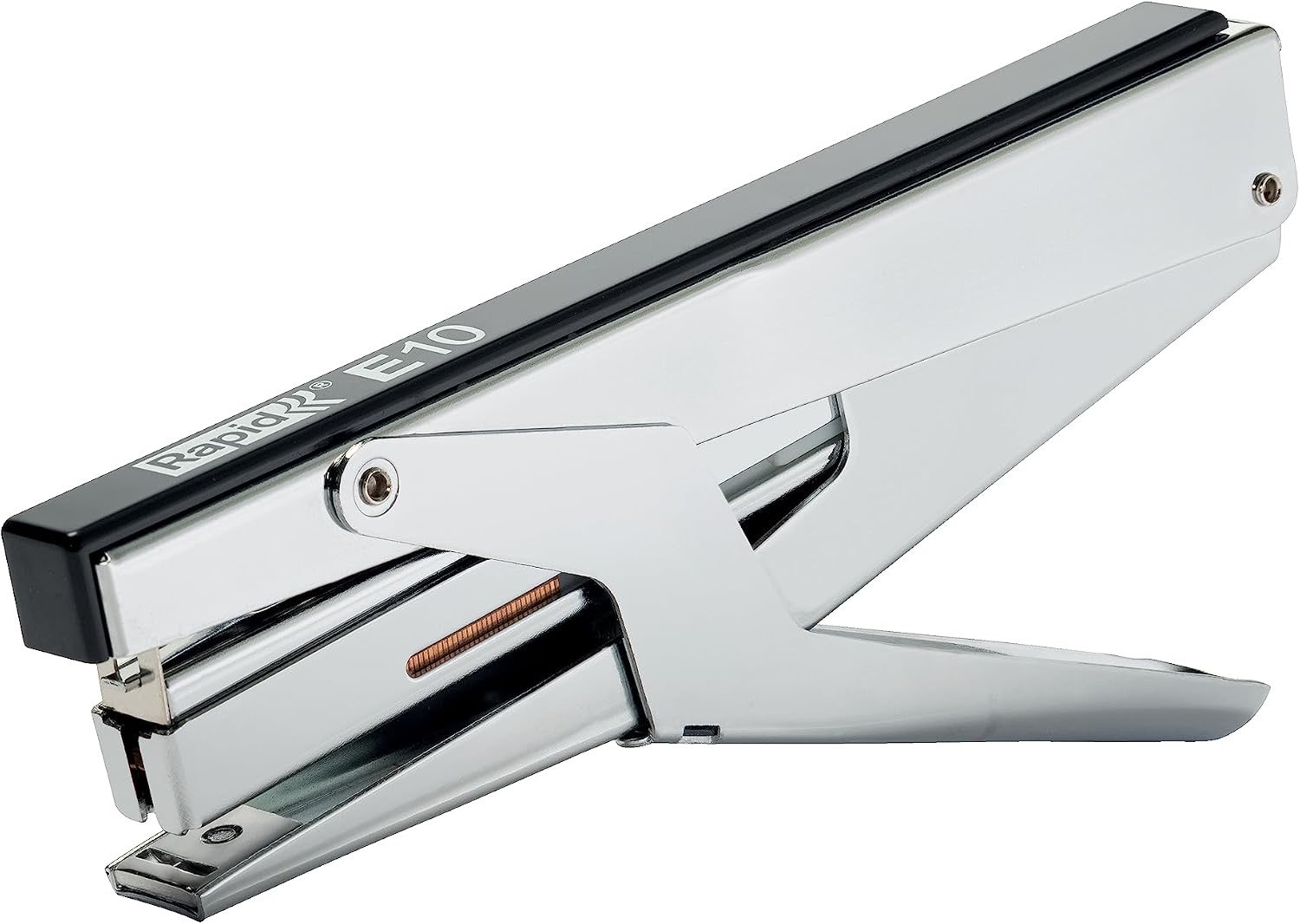 Rapid E10 Heftzange, 10 Blatt, Chrom