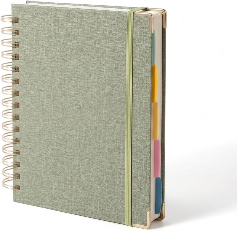 STAWINK Notizbuch A5 mit Register, 300 Seiten
