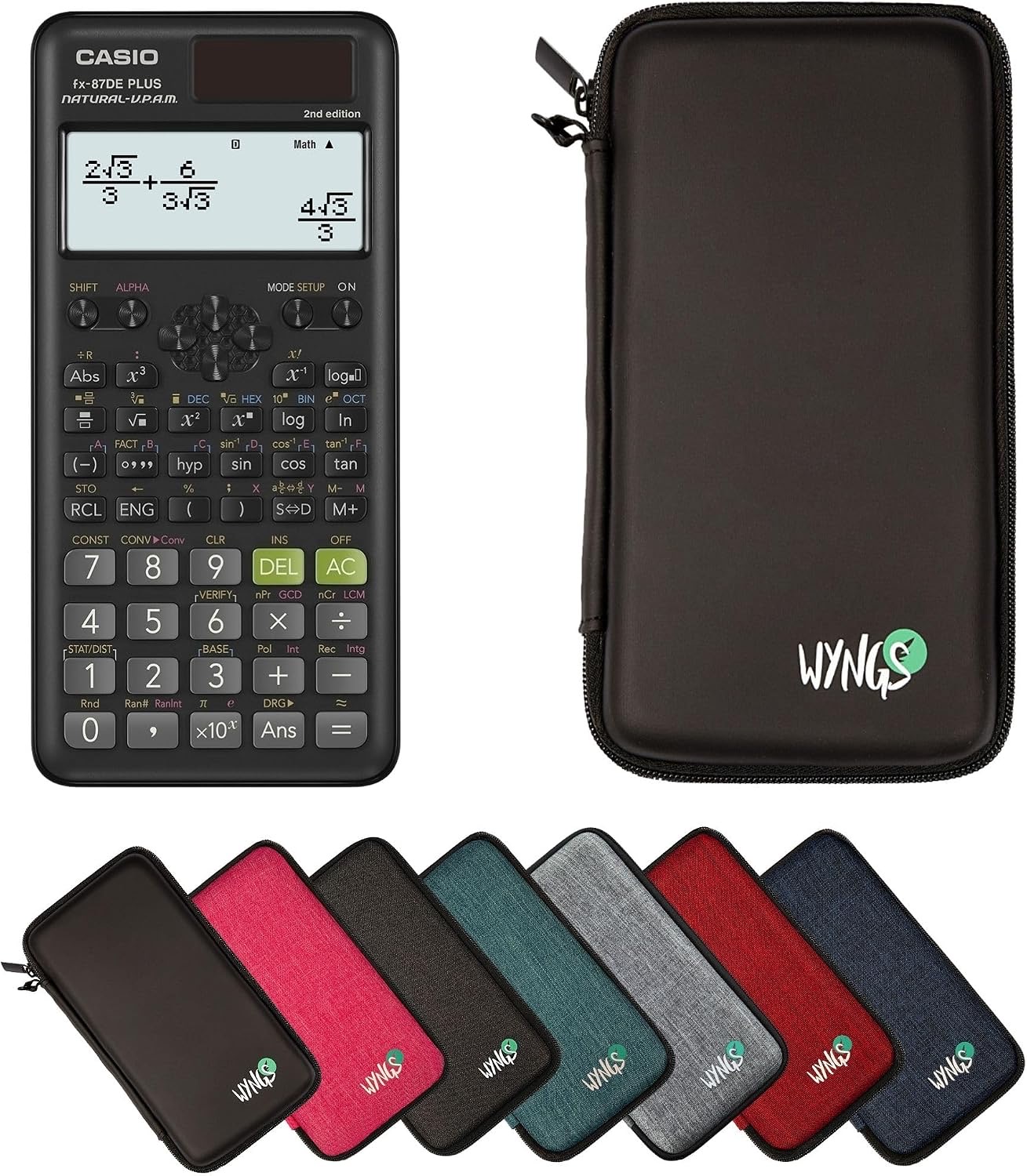 Casio Casio fx-87DE Plus 2nd mit Schutztasche