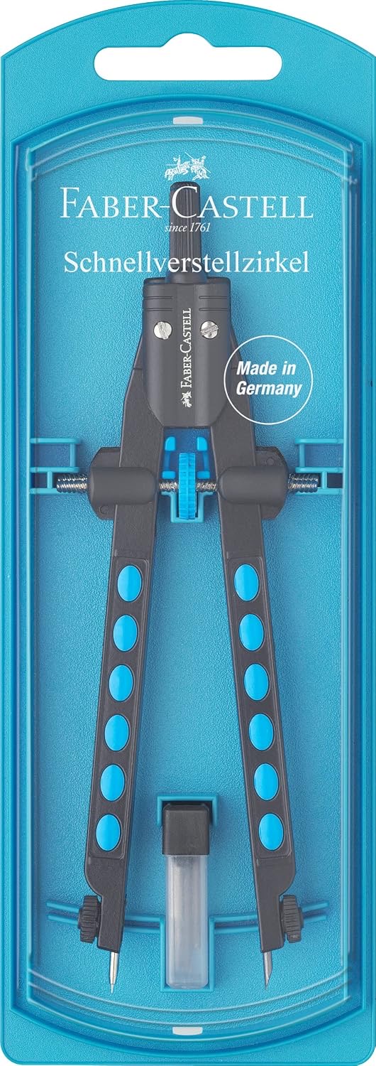 Faber-Castell Schnellverstellzirkel Factory Blau