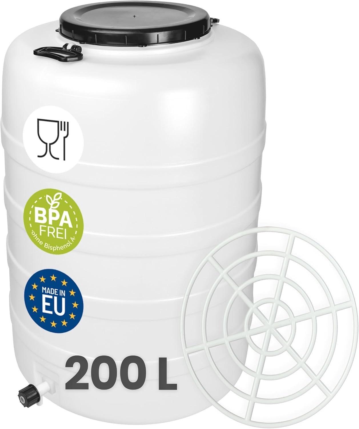 Garronda 200 L mit Hahn und Pressring GD-0187