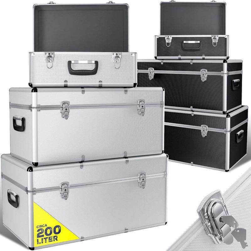 Masko 3er-Set Alu-Boxen Silber