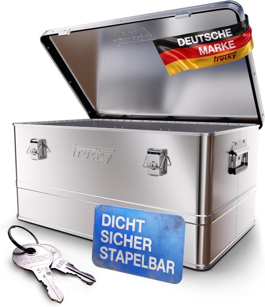 Trucky Alubox Silber 85 L abschließbar