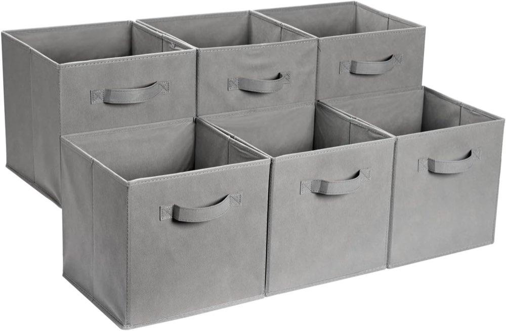 Amazon Basics Stoffwürfel 33 cm – 6er-Pack