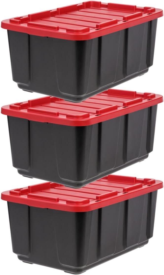 Iris Ohyama UTB-27 – 100 L, 3er-Set schwarz