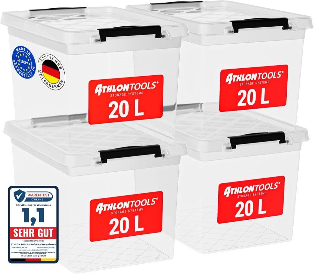 ATHLON TOOLS 20 L – 4er-Set lebensmittelecht