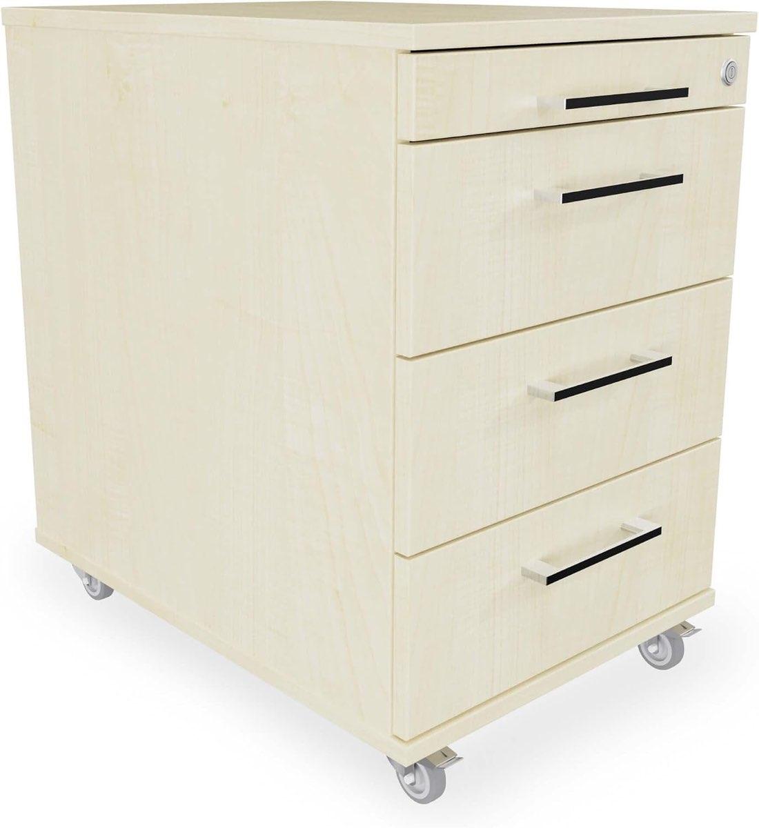 Aigentlich Rollcontainer Ahorn Materialauszug
