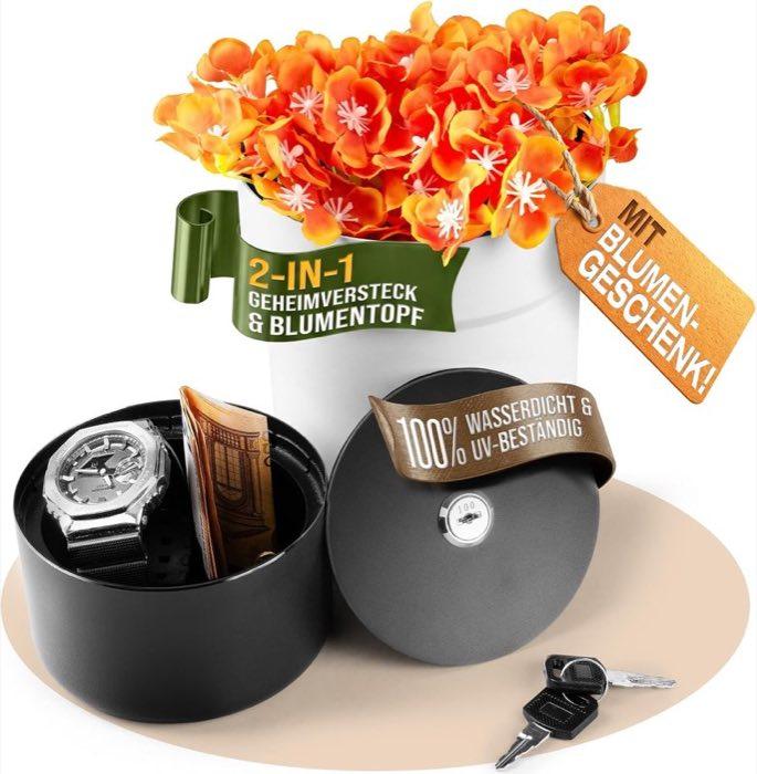 growpile growpile Blumentopf-Safe – Weiß