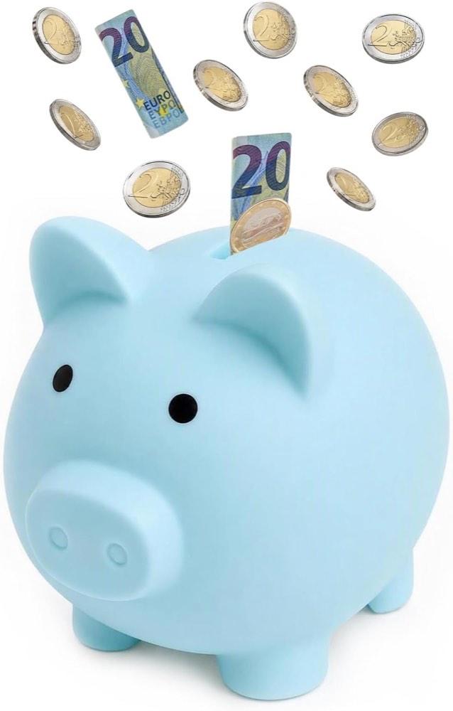 iLovwvoea PVC-Sparschwein mit Schraubverschluss