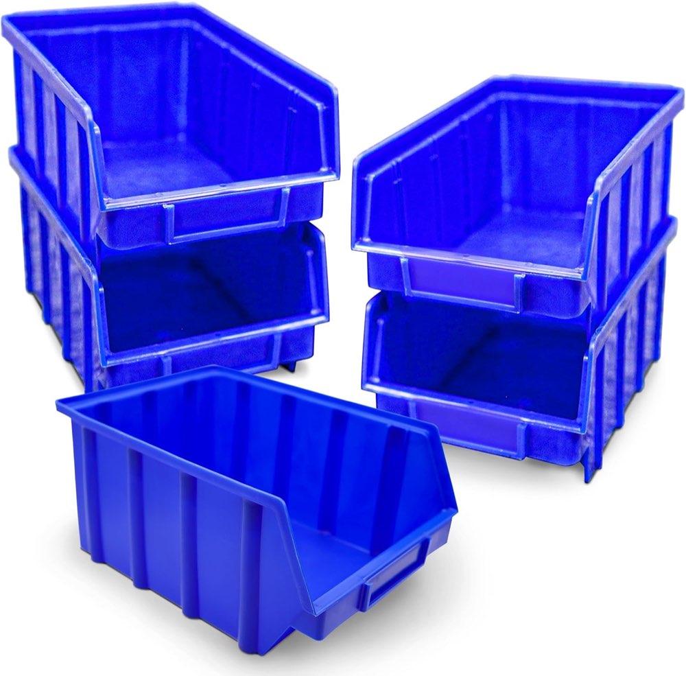HMH 5× Stapelboxen – Größe 4, Blau