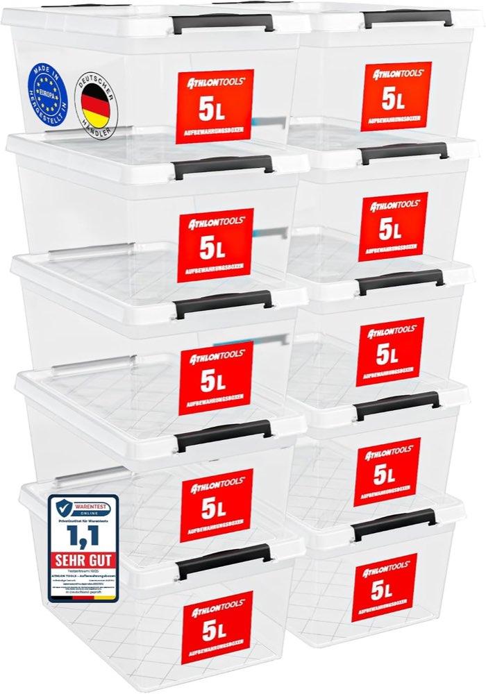 ATHLON TOOLS 10× 5 L mit Deckel