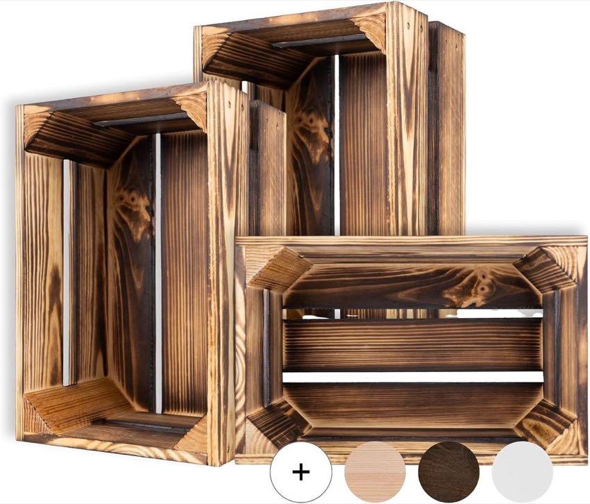Creative Deco Kleine Holzkiste 30×20×15